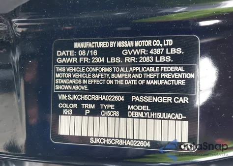 2017 Infiniti Qx30 Premium z USA, uszkodzony, nr VIN SJKCH5CR8HA022604